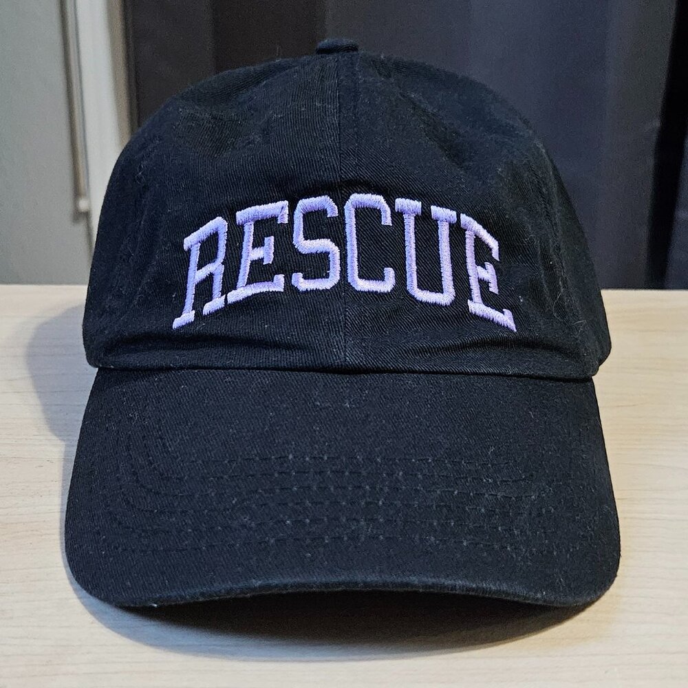 Rescue (RSQ) Black Strapback Cap